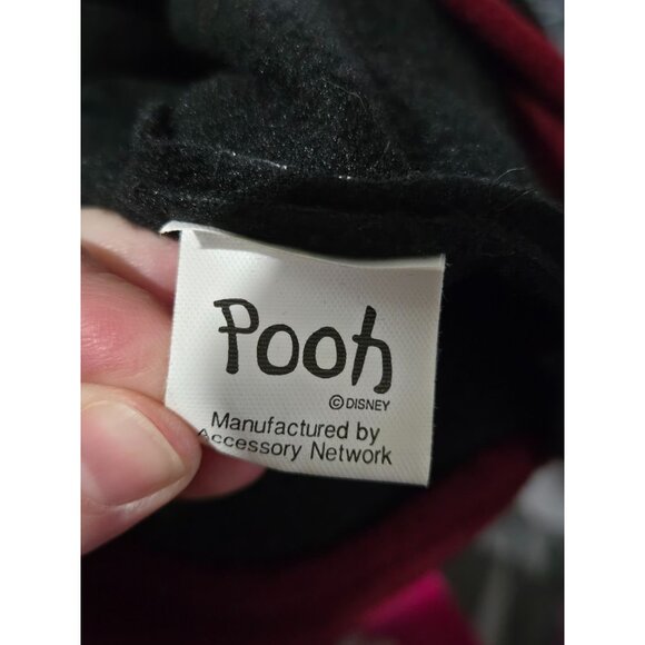Disney Winnie The Pooh Embroidered Fleece Pom-Pom Beanie Hat Winter Warm Cozy - Picture 4 of 8